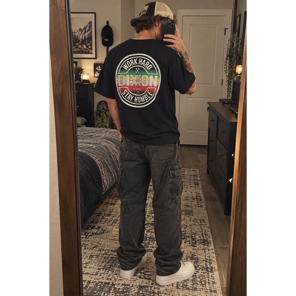 DIXXON Other - DIXXON 2X Black Graphic T Shirt Low Low Corpo Serape Streetwear Workwear Skate